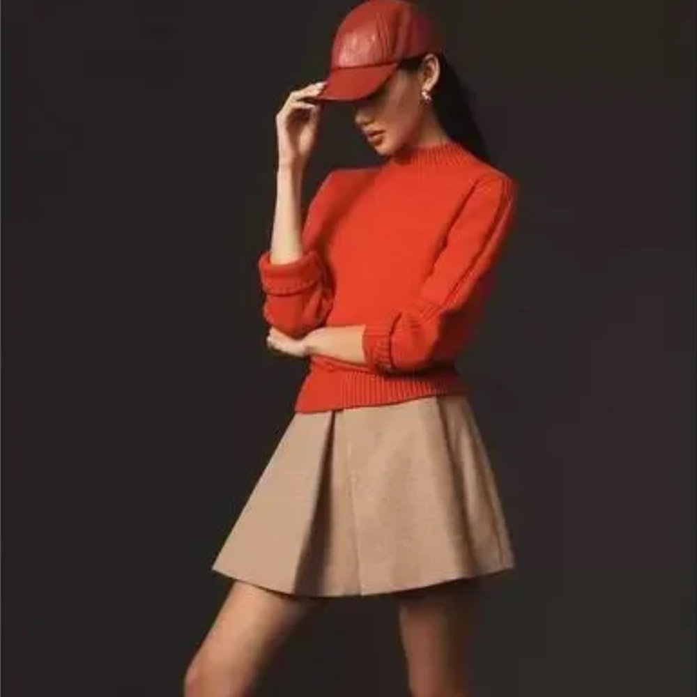 NWT Anthropologie Mare Mare Twofer Mock-Neck Sweater Dress